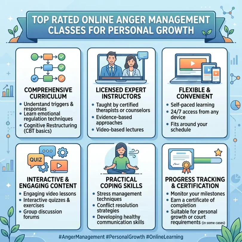 Best Online Anger Management Classes for Growth